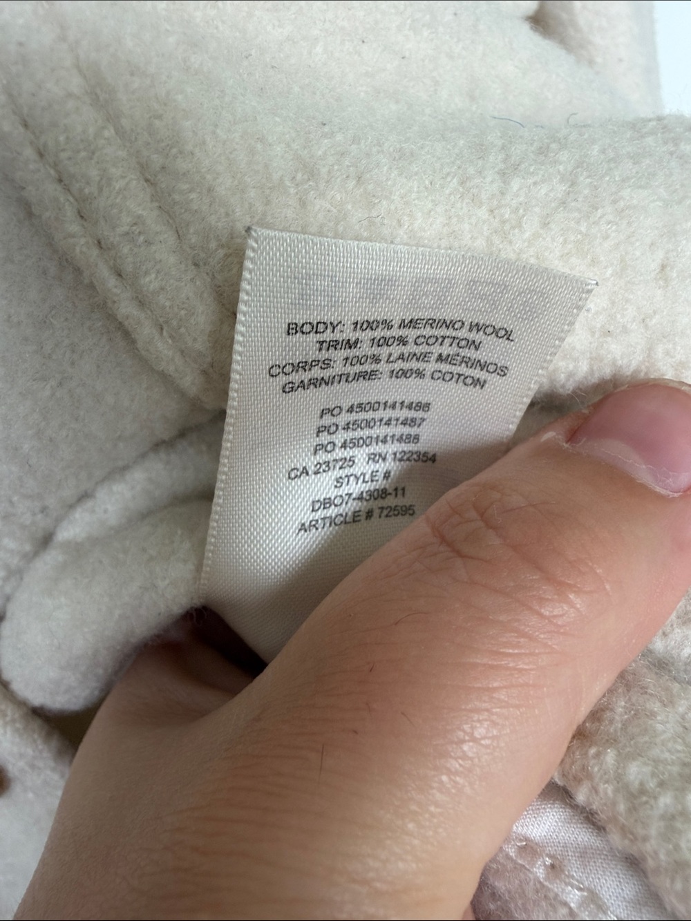 Wilfred Cream Button-Front Utility Shacket - Picture 4 of 7
